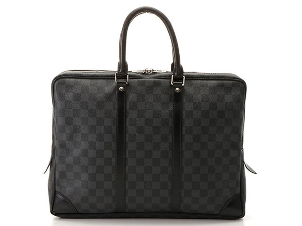 LOUIS VUITTON Bag PDV Business Port Voyage Damier Graphite Black